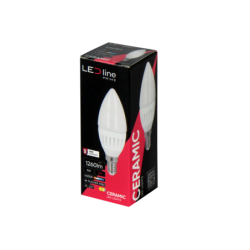 LED lemputė E14 9W 4000K 1260lm 170-250V C37 Candle Neutrali balta