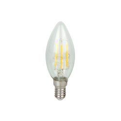 LED lemputė E14 4W 2700K 480lm 220-240V FILAMENT C35 CANDLE Šilta balta