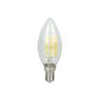 LED lemputė E14 4W 2700K 480lm 220-240V FILAMENT C35 CANDLE Šilta balta