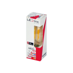 LED lemputė E14 4W 4000K 480lm 220-240V FILAMENT C35 CANDLE Neutrali balta