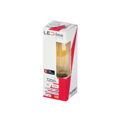 LED lemputė E14 6W 4000K 720lm 220-240V FILAMENT C35 CANDLE Neutrali balta