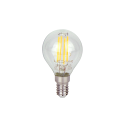 LED lemputė E14 4W 4000K 480lm 220-240V FILAMENT G45 GLOBE Neutrali balta