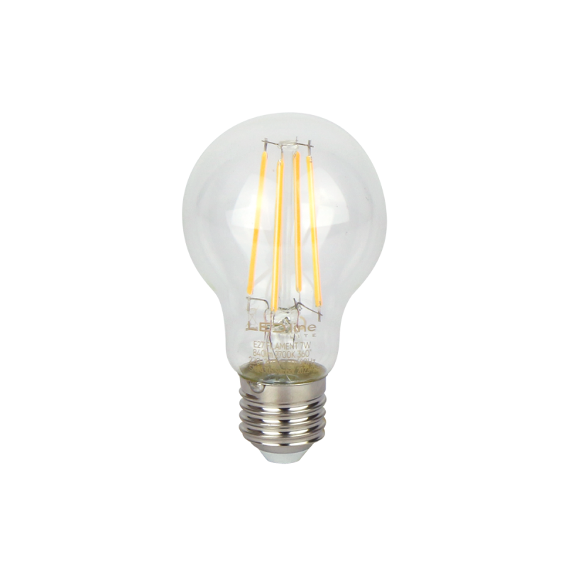 LED lemputė E27 7W 2700K 840lm 220-240V FILAMENT A60 GLOBE Šilta balta