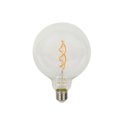 PRITEMDOMA LED lemputė E27 4W 1800K 230lm 220-240V FILAMENT G125 GLOBE RETRO VINTAGE