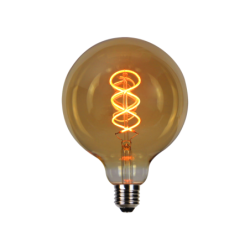 PRITEMDOMA LED lemputė E27 4W 1800K 210lm 220-240V FILAMENT G125 GLOBE RETRO VINTAGE GOLD