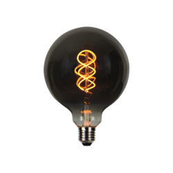 PRITEMDOMA LED lemputė E27 4W 1800K 150lm 220-240V FILAMENT G125 GLOBE RETRO VINTAGE GRAPHITe