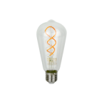 PRITEMDOMA LED lemputė E27 4W 1800K 230lm 220-240V FILAMENT ST64 RETRO VINTAGE