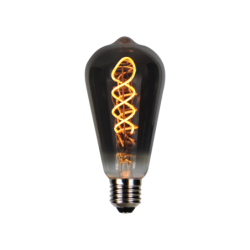 PRITEMDOMA LED lemputė E27 4W 1800K 150lm 220-240V FILAMENT ST64 RETRO VINTAGE GRAPHITE