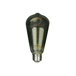 PRITEMDOMA LED lemputė E27 4W 1800K 150lm 220-240V FILAMENT ST64 RETRO VINTAGE GRAPHITE