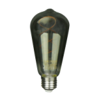 PRITEMDOMA LED lemputė E27 4W 1800K 150lm 220-240V FILAMENT ST64 RETRO VINTAGE GRAPHITE