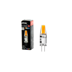 LED lemputė G4 COB 1,5W 2700K 120lm 12V AC/DC Šilta balta