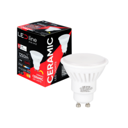 LED lemputė GU10 10W 2700K 1000lm 170-250V DIM Šilta balta