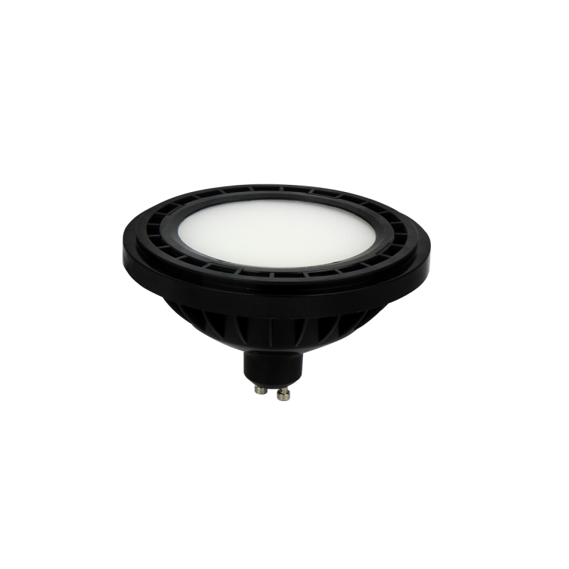 LED lemputė ES111 9W 4000K 850lm 175-265V JUODAS Neutrali balta