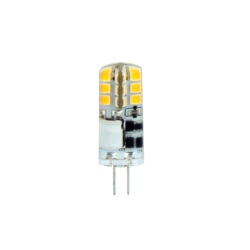 LED lemputė G4 3W 3000K 240lm CCD 12V AC/DC 24 SMD3014SL Šilta balta