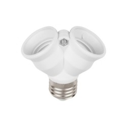 Lemputės adapteris E27-2xE27