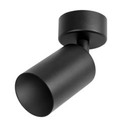LED lubinis šviestuvas PIPE 1xGU10 JUODAS