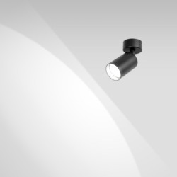 LED lubinis šviestuvas PIPE 1xGU10 JUODAS