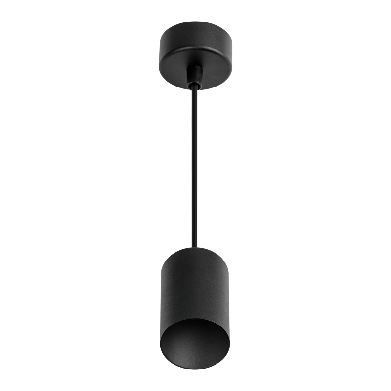 LED pakabinamas šviestuvas PIPE 1xGU10 JUODAS