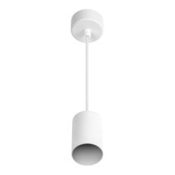LED pakabinamas šviestuvas PIPE 1xGU10 BALTAS