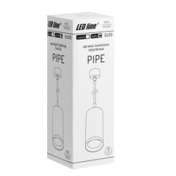 LED pakabinamas šviestuvas PIPE 1xGU10 BALTAS
