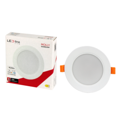 Įmontuojama LED panelė MOLLY 9W 900lm 4000K apvali Neutrali balta
