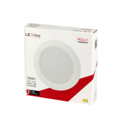 Įmontuojama LED panelė MOLLY 12W 1250lm 4000K apvali Neutrali balta