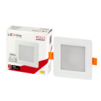 Įmontuojama LED panelė MOLLY 5W 500lm 4000K kvadratinė Neutrali balta