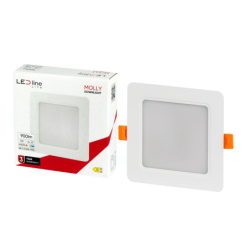 Įmontuojama LED panelė MOLLY 9W 900lm 4000K kvadratinė Neutrali balta