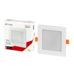 Įmontuojama LED panelė MOLLY 9W 900lm 4000K kvadratinė Neutrali balta
