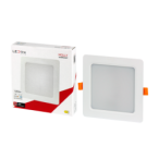 Įmontuojama LED panelė MOLLY 12W 1250lm 4000K kvadratinė Neutrali balta