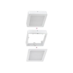 Įmontuojama LED panelė MOLLY 12W 1250lm 4000K kvadratinė Neutrali balta