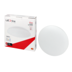 LED lubinis šviestuvas PLAFON 12W 4000K 960lm IP44 su judesio davikliu Neutrali balta