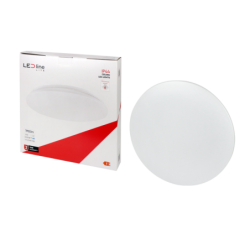 LED lubinis šviestuvas PLAFON 24W 4000K 1950lm IP44 su judesio davikliu Neutrali balta