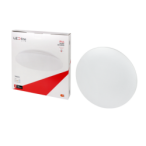 LED lubinis šviestuvas PLAFON 24W 4000K 1950lm IP44 su judesio davikliu Neutrali balta