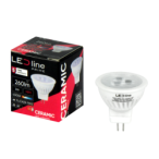 LED lemputė MR11 3W 4000K 330lm 10-14V AC/DC 38° Neutrali balta