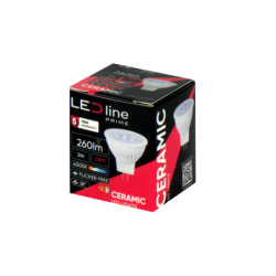 LED lemputė MR11 3W 4000K 330lm 10-14V AC/DC 38° Neutrali balta