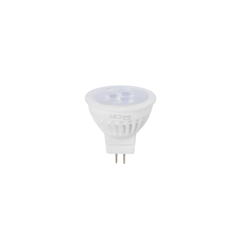 LED line PRIME LED lemputė MR11 3W 2700K 330lm 10-14V AC/DC 38° Šilta balta