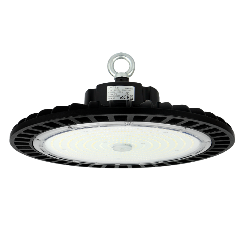 LED line PRIME Aukštų patalpų šviestuvas PHANTOM 190 200W 4000K 38000lm 1-10V 60° Neutrali balta