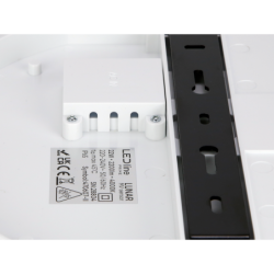 LED line PRIME Lubinis šviestuvas LUNAR 22W 4000K 2200lm IP65 apvalus judesio su sensoriumi Neutrali balta