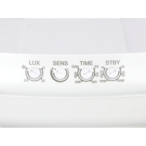 LED line PRIME Lubinis šviestuvas LUNAR 22W 4000K 2200lm IP65 apvalus judesio su sensoriumi Neutrali balta