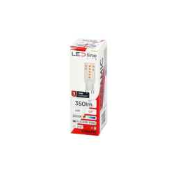LED lemputė G9 4W 3000K 350lm 220-240V Šilta balta