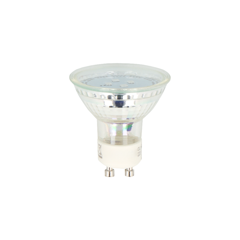 LED lemputė GU10 1W 3000K 80lm 220-260V Šilta balta
