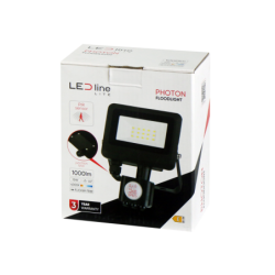 LED line LITE Prožektorius PHOTON 10W 4000K 1000lm judesio su sensoriumi Neutrali balta