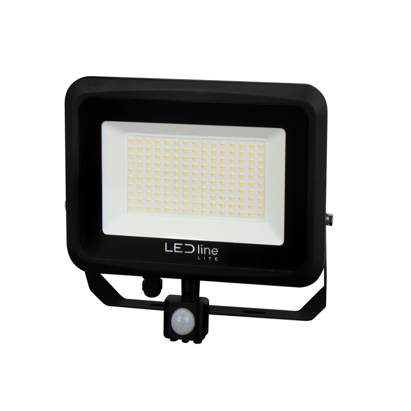 LED line LITE Prožektorius PHOTON 100W 4000K 10000lm judesio su sensoriumi Neutrali balta