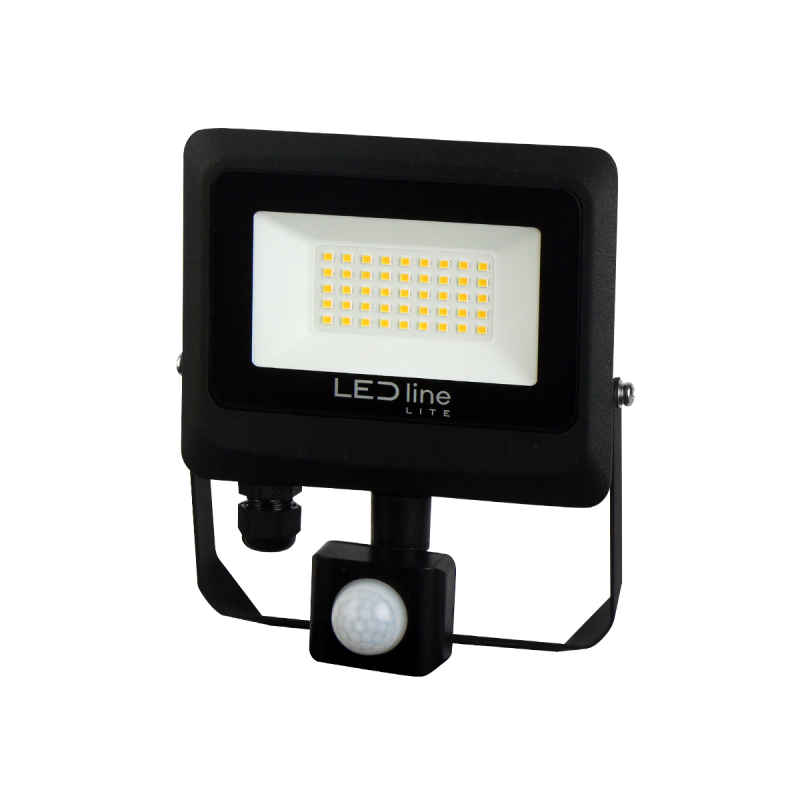 LED line LITE Prožektorius PHOTON 30W 4000K 3000lm judesio su sensoriumi Neutrali balta
