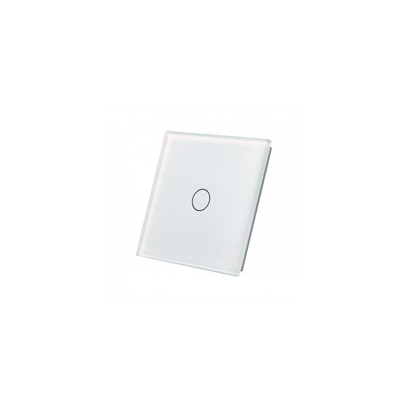 Vienos vietos LIVOLO stiklo panelė 701-61 (vienpolio jungiklio) Balta