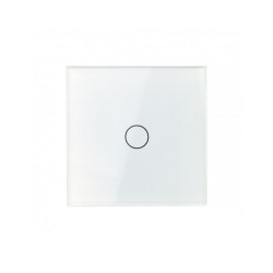 Vienos vietos LIVOLO stiklo panelė 701-61 (vienpolio jungiklio) Balta