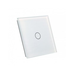 Vienos vietos LIVOLO stiklo panelė 701-61 (vienpolio jungiklio) Balta