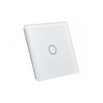 Vienos vietos LIVOLO stiklo panelė 701-61 (vienpolio jungiklio) Balta