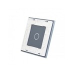 Vienos vietos LIVOLO stiklo panelė 701-61 (vienpolio jungiklio) Balta